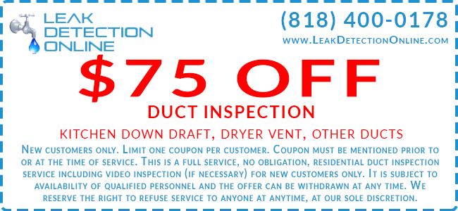 $75 OFF DUCT INSPECTION